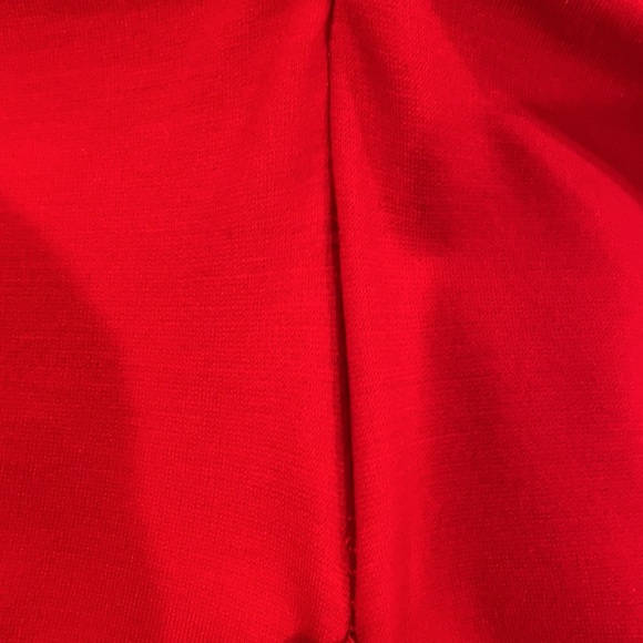 NICOLE MILLER bodycon ruched red dress EUC - Picture 15 of 15